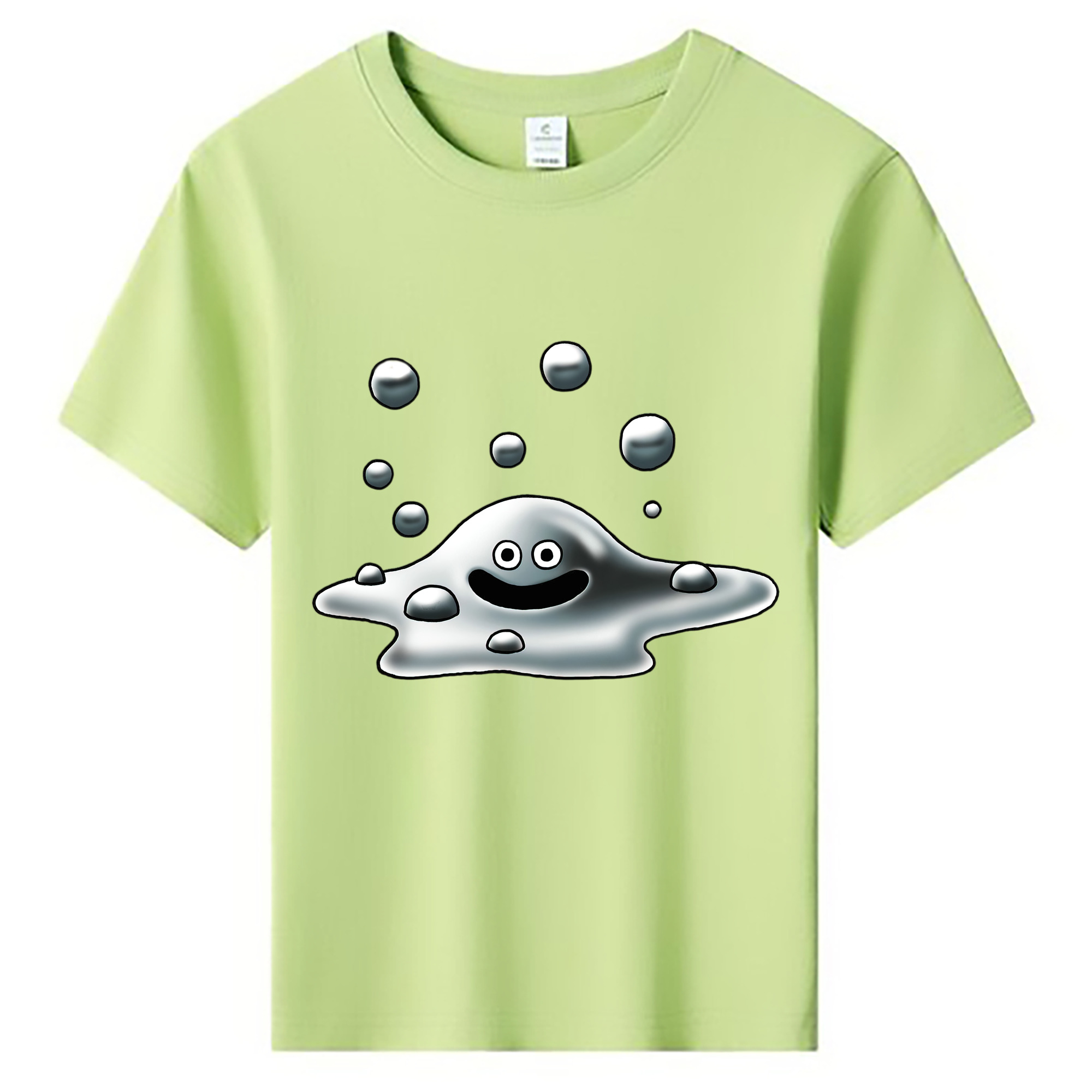 （画像用） ドラゴンクエスト Doragon Kuesuto Dragon Quest 綿100％キッズTシャツ（フロントプリント）